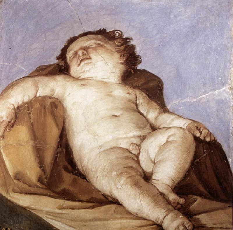 RENI, Guido Sleeping Putto dru Norge oil painting art